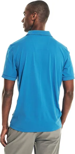 Miniatura 165 de Nautica playera polo clásica de mangas cortas, color sólido, para hombre