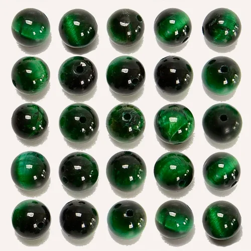 Miniatura 16 de NCB - 200 cuentas sueltas de turquesa africana de 0.15 pulgadas (4 mm) para joyería, cuentas semipreciosas naturales redondas y suaves con espaciador