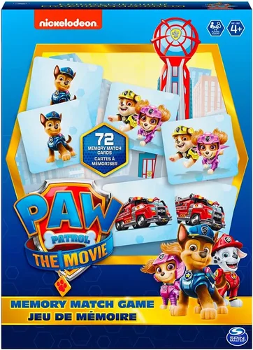 Paw Patrol La Película Juego de Memoria y Coincidencia | para Niños y Niñas de 4 años en adelante | Un Divertido Juego de Memoria para Niños |