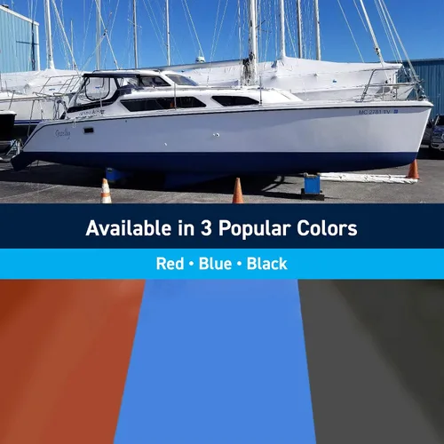 Miniatura 7 de TotalBoat Underdog - Pintura marina antiincrustante para fondo de barcos de fibra de vidrio, madera y acero (negro, galón)
