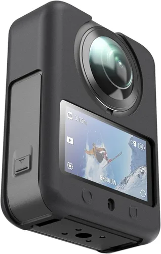 Miniatura 6 de Para accesorios DJI OSMO 360, funda de silicona + tapa de lente + funda protectora con cordón compatible con cámara de acción DJI OSMO 360