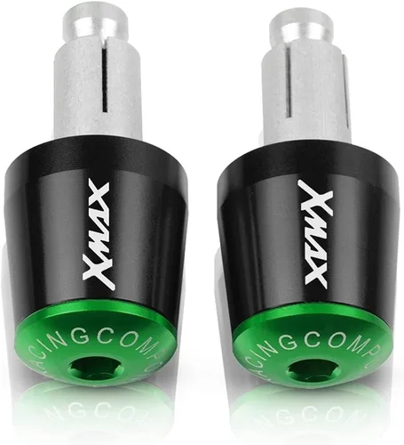 Miniatura 15 de Contrapeso motocicleta 7/8 "0.866 in manillar Grips extremo manillar tapa tapa enchufe para Yamaha Xmax X-MAX 125 250 300 400 XMAX125 XMAX250