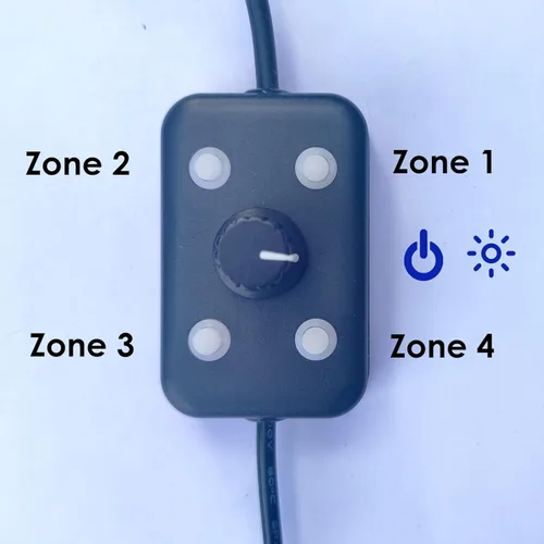 Miniatura 3 de Iluminación de anillo LED de luz de microscopio, USB 144 LED con 4 zonas de iluminación ajustables para la industria digital monocular binocular