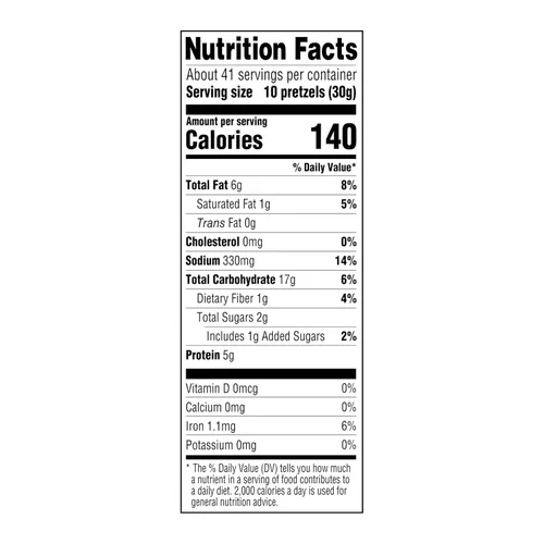 Miniatura 5 de Amazon Grocery, Pretzels rellenos de mantequilla de maní, 44 onzas (anteriormente Amazon Fresh, el embalaje puede variar)