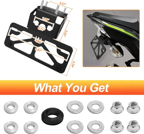 Miniatura 2 de Kit eliminador de guardabarros VM-KZ910 compatible con Kawasaki Z900 (2017-2019)
