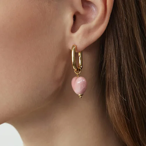 Miniatura 4 de C.Paravano Aretes de aro para mujer Aretes de aro Aretes colgantes para mujer