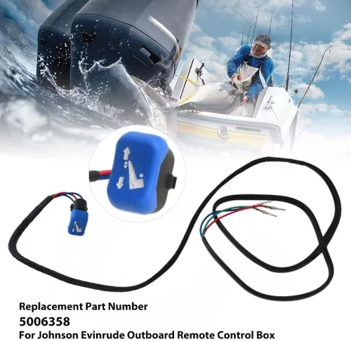 Miniatura 7 de Interruptor de inclinación de ajuste eléctrico Reemplazar 5006358 para fueraborda Johnson Evinrude