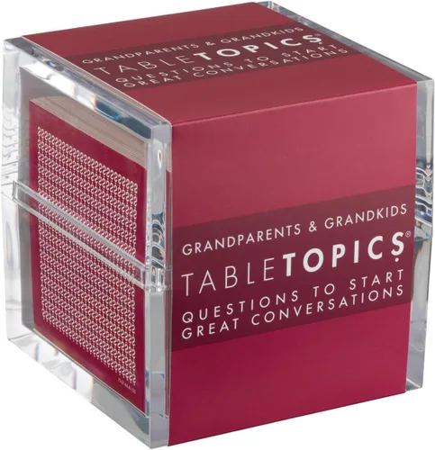 TableTopics Grandparenst & Grandkids - 135 tarjetas de conversación divertidas para conectar con tu familia, crear nuevos recuerdos duraderos,