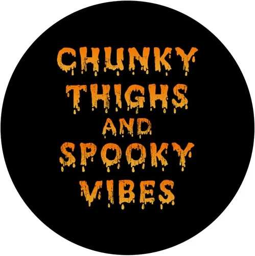 Miniatura 3 de Toneladas gruesas de muslos y vibraciones espeluznantes de Halloween PopSockets intercambiables PopGrip