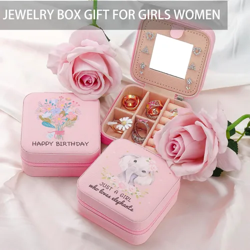 Miniatura 6 de Regalos para hermanas de hermana, pequeño joyero de viaje, organizador de joyas, caja de joyería, regalos inspiradores para hermanas, amigas, niñas