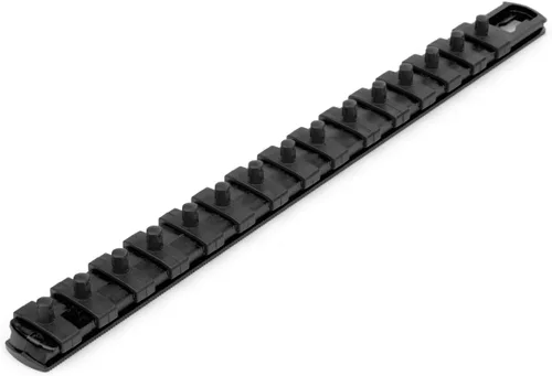 Miniatura 22 de TEKTON guía de llaves de 1/4 pulgadas x riel de 20.3 cm, 13 clips (rojo) OSR01113 Fabricado en EE. UU