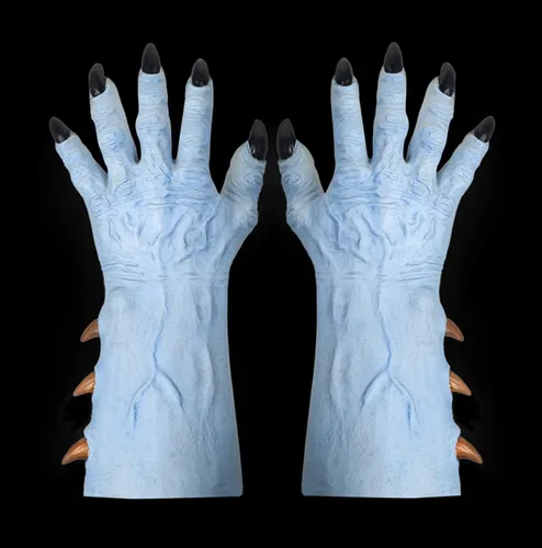 Miniatura 2 de Guantes de mano de demonio horrible de Halloween para adultos y adolescentes, divertidos disfraces de fiesta, cosplay, accesorios de terror de diablo