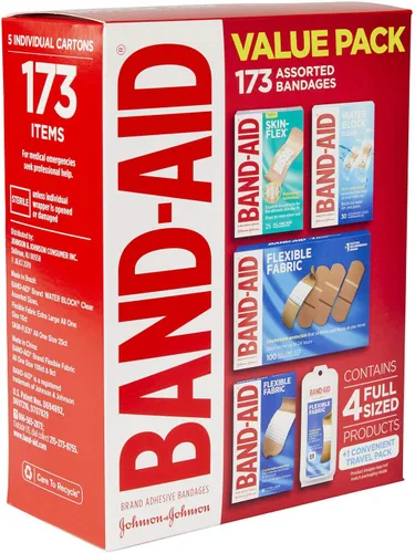Miniatura 3 de Band-Aid Brand Active Lifestyles - Paquete variado de vendajes adhesivos (173 unidades)