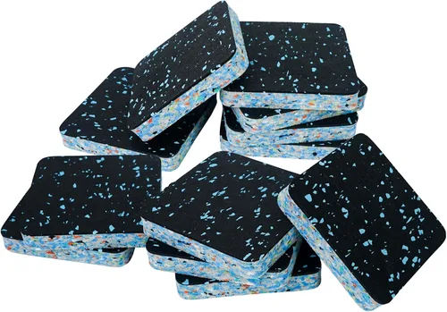 Luwint Almohadillas para cinta de correr, acolchado de espuma de goma, aislamiento de sonido, antivibración, absorción de golpes, láminas de