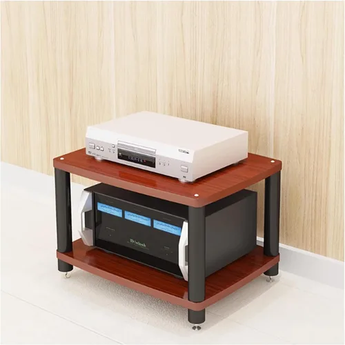 Miniatura 9 de Soporte para medios de audio y video, soporte de TV para juegos y estante estéreo, torre de audio, soporte para reproductor de grabaciones, pequeño