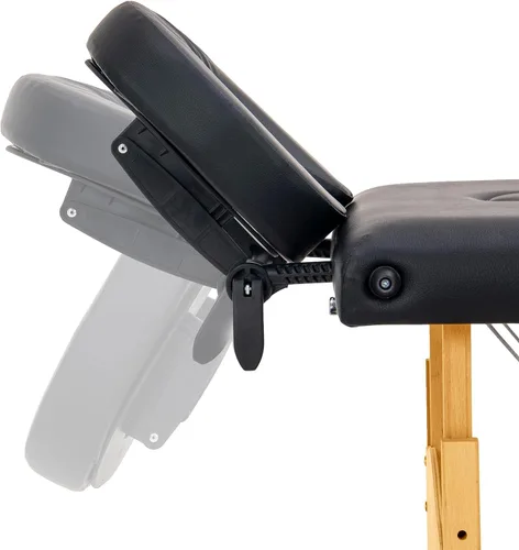 Miniatura 7 de Mesa de masaje, cama de masaje, 2 camas plegables y portátiles para extensiones de pestañas, mesa de tatuaje de belleza, ajustable, color negro