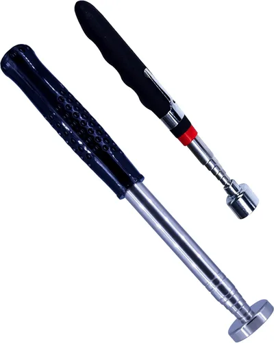Miniatura 9 de Herramienta magnética telescópica de recogida de 20 libras (9 kg) Extensible Imán telescópico de 31" Herramienta útil para lugares de difícil