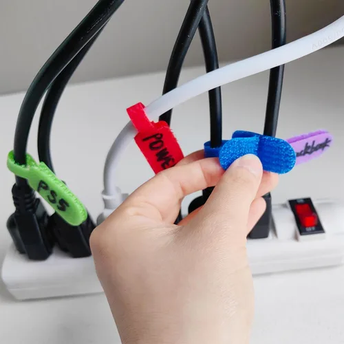 Miniatura 6 de Etiquetas para cables, etiquetas de cable, etiquetas de alambre, etiquetas de cable y etiquetas de alambre para gestión e identificación de cables