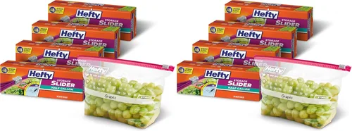Miniatura 13 de Hefty Slider - Bolsas de almacenamiento para calendario, tamaño de galón, 30 unidades (paquete de 4), 120 en total