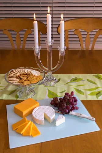 Miniatura 4 de Clever Chef - Tabla de cortar de cristal, antideslizante, resistente a la rotura, duradera, resistente a las manchas, apta para lavavajillas, 12 x