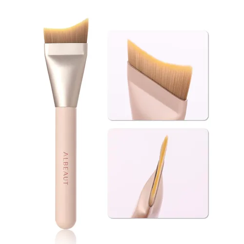 Miniatura 11 de Albeaut Brocha Iluminadora, Brocha Esponjosa para Mezclar Sombra de Ojos, Herramienta de Maquillaje Imprescindible para Iluminar y Rubor