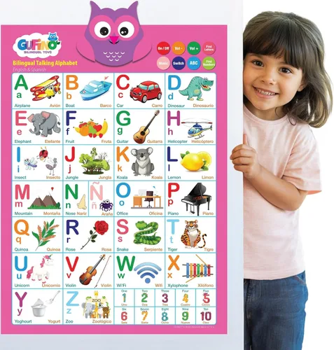 Miniatura 11 de Juguetes de Aprendizaje Bilingüe - Juguetes en Español para Niños Pequeños de 1-3 Años, Juguetes de Números Interactivos, Números para Niños