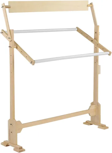 TOPINCN Soporte de bordado de gran tamaño con marco de madera para costura de costura, kit de soporte de bordado giratorio para bordar