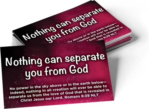 Miniatura 11 de God is Love, 1 Juan 4:8, paquete a granel de 25 tarjetas de afirmación cristiana de las Escrituras para niños, tarjetas de memoria bíblica