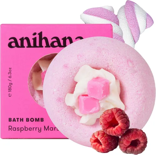 Miniatura 8 de ANIHANA Bomba de baño con aceite de coco, sin parabenos, rociadores de lujo hechos a mano, aroma refrescante de pomelo y lima, 6.3 onzas