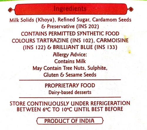 Miniatura 3 de Haldiram's Nagpur Leche Rajasthani Peda (500G X 2) Paquete de 2, 35.27 oz