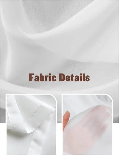 Miniatura 8 de Juego de 2 paneles de cortinas de girasol de 63 pulgadas de largo, cortinas traslúcidas amarillas con bolsillo para barra, cortinas de cocina