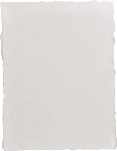 Miniatura 2 de 400 GSM / 25 hojas - Papel de dibujo/boceto de acuarela rugoso/texturizado - 31.8 cm x 24.1 cm - Papel de algodón con borde envejecido hecho a mano