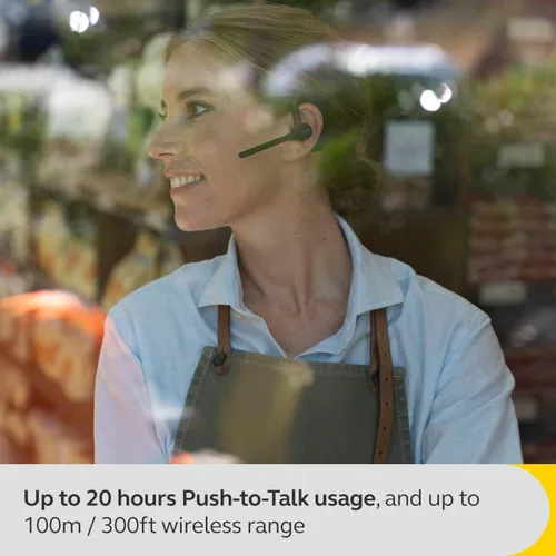 Miniatura 6 de Jabra Realiza 45 auriculares inalámbricos Bluetooth Push-to-Talk (PTT), micrófono con cancelación de ruido, funcionalidad Push-to-Talk, modo