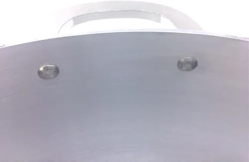 Miniatura 4 de Uniware Caldero de aluminio de calibre pesado con tapa de aluminio, plata, pequeño