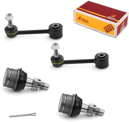Miniatura 56 de Metrix Premium Chassis Parts - Juego de 4 piezas de articulación de rótula superior y barra estabilizadora delantera para Ford Ranger RWD 1998-2011