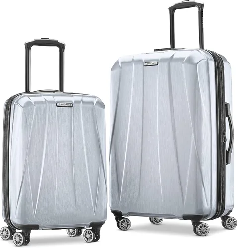 Miniatura 42 de Samsonite Centric 2 Set de maletas rígidas expandibles con ruedas giratorias dobles, Azul Caribe, Juego de 2 piezas (equipaje de mano/grande)