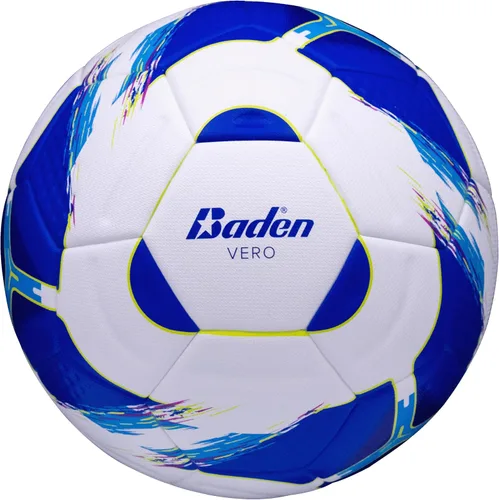Baden | Vero | Balón de fútbol unido térmicamente | Cubierta de poliuretano con textura de espiral con hoyuelos | Durabilidad de alto rendimiento