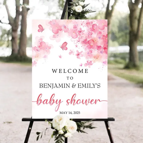 Miniatura 15 de Letrero de bienvenida personalizado para baby shower, 12 x 18, 24 x 18, 24 x 18, 24 x 36 pulgadas