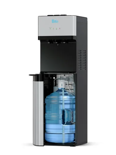 Miniatura 2 de Brio 520 despachador refrigerador de carga inferior para botella de 5 galones con filtro de 2 etapas Opciones de agua caliente, fría y a Inoxidable