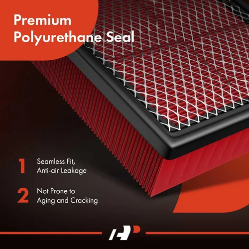 Miniatura 6 de A-Premium Filtro de aire de motor previamente engrasado de alto rendimiento compatible con Nissan, Jeep, Infiniti y Suzuki - Armada, Frontier