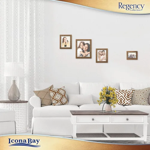 Miniatura 6 de Icona Bay Regency Collection - Marco de fotos marrón cobre de 5 x 7 pulgadas, estilo barroco francés, 5 x 7, montaje en pared o tablero de mesa