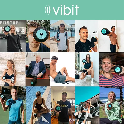 Miniatura 8 de Vibit - Masajeador vibratorio para fascitis plantar, alivio del dolor y ciática, rodillo de masaje portátil para pies y cuerpo, alivio del dolor