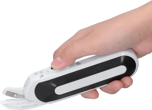 Miniatura 7 de Tijeras eléctricas inalámbricas para manualidades, mini tijeras eléctricas portátiles, 2 fuentes de alimentación, tijeras eléctricas de mano