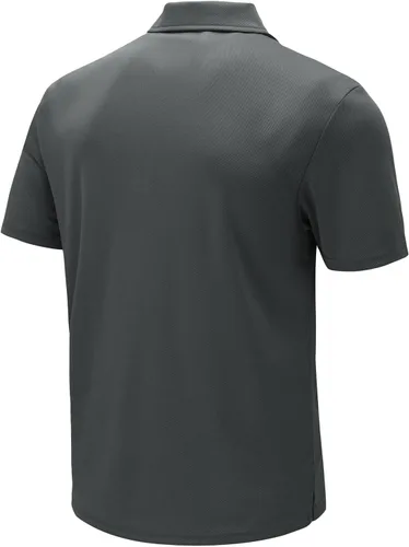 Miniatura 2 de BGOWATU Camisas polo de manga corta con cuello para hombre, camisas de golf de secado rápido con bolsillo