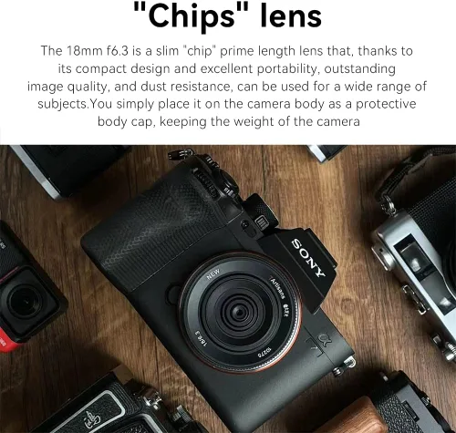 Miniatura 4 de 7artisans 0.709 in F6.3 II APS-C Marco Manual Focus Lente estándar Prime Lens Pancake para Fuji X Mount XF Mount Cámara X-T3 X-T4 X-T20 X-T30 X-S10