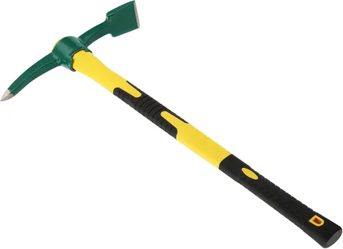 Miniatura 6 de MOUYAT Azada Mattock de púa grande de 24 pulgadas, hacha de acero forjado con mango de fibra de vidrio para aflojar el suelo, prospectar, cultivar