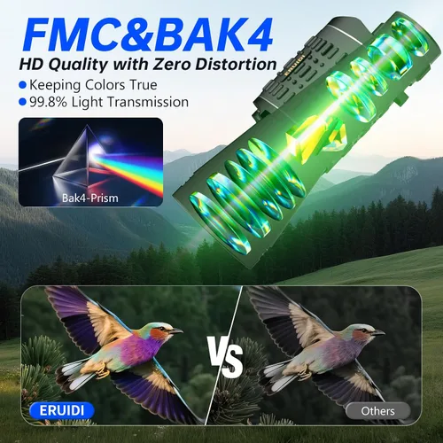 Miniatura 4 de Binoculares 20x52 para Adultos de Alta Potencia - ERUIDI Binoculares para Observación de Aves con Vista de Largo Alcance para Crucero Caza Viaje