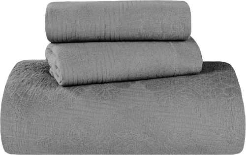 Miniatura 17 de Superior Juego de colcha de algodón de 2 piezas, diseño de círculos celtas, decoración de cama para el hogar, 1 funda de almohada, manta