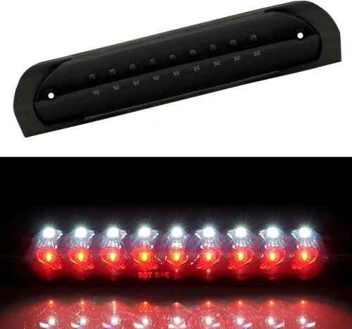Miniatura 53 de Tercera tercera luz de freno, luz de freno LED de montaje alto para Chevy Silverado GMC Sierra 1500 2500 3500 HD Classic, lámpara de carga trasera