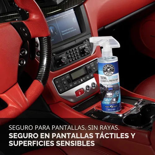 Miniatura 6 de Chemical Guys Limpiador y protector total de interiores – Chemical Guys Limpiador de interiores, limpia y protege el cuero, vinilo, plástico, goma